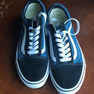 Navy and Blue Old Skool Vans